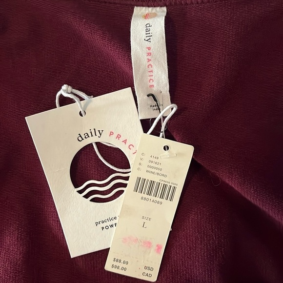 Daily Practice by Anthropologie Sleeveless Square-Neck Mini Dress Size Large NWT - Picture 5 of 9